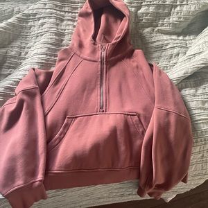 Lululemon oversized 1/2 zip scuba